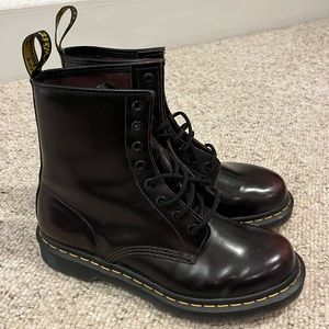burgundy dr. martens 🥀